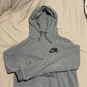 NIKE Grey Pullover Hoodie